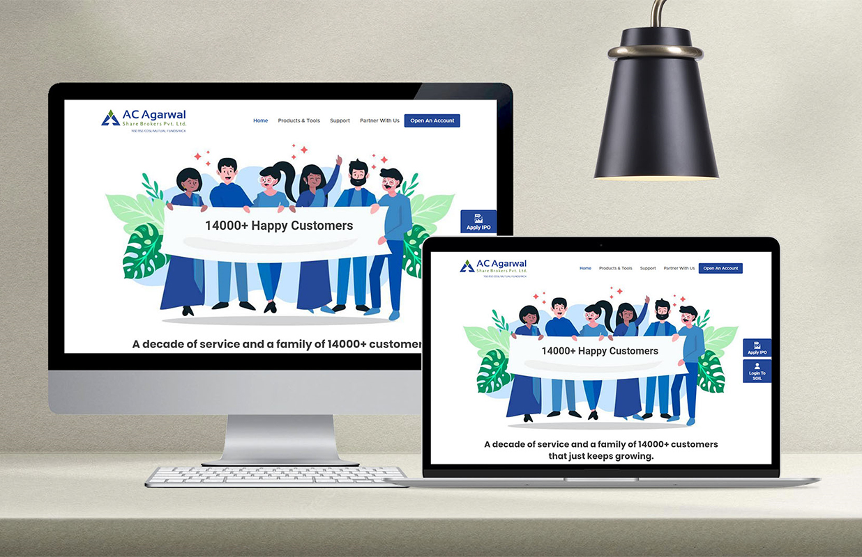 Share Broker Website